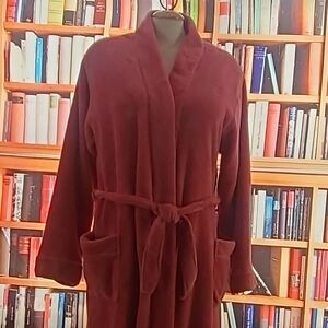 Liz Claiborne Plush Robe - Deep Rose Sz. L (14/16) NWOT